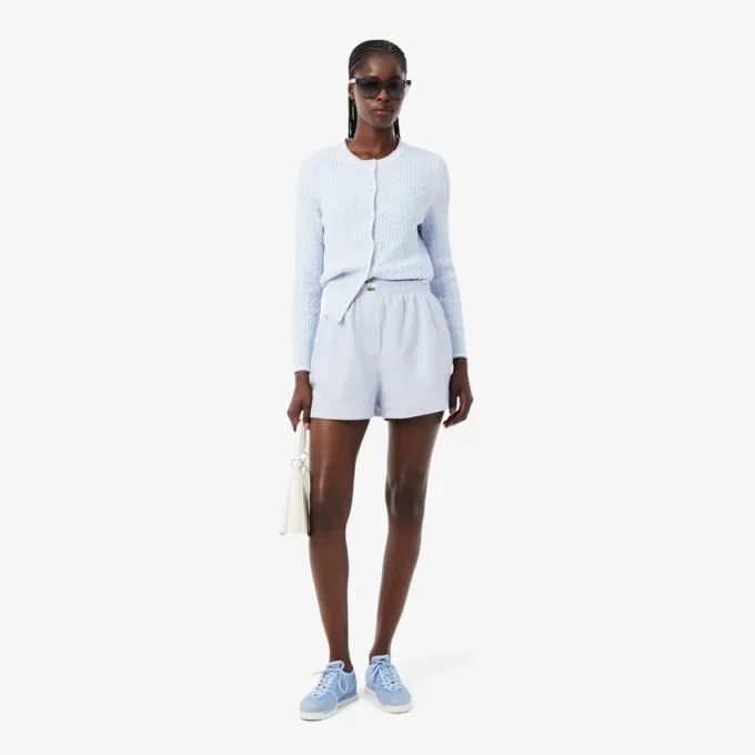 Oversized-Shorts aus Leinen-Blend Oversized-Shorts aus Leinen-Blend