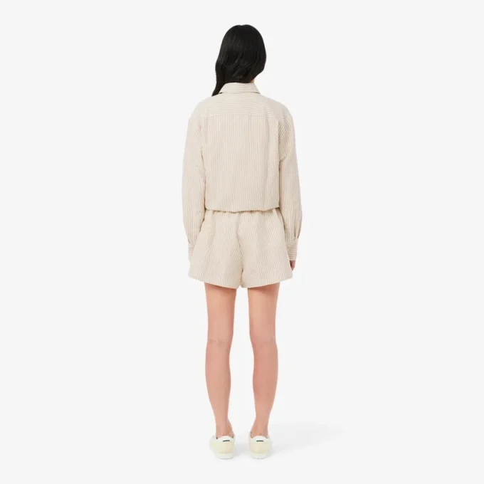 Oversized-Shorts aus Leinen-Blend Oversized-Shorts aus Leinen-Blend