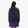 Oversized-Sweatshirt aus Velours mit Reißverschluss für Damen Oversized-Sweatshirt aus Velours mit Reißverschluss für Damen