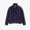 Oversized-Sweatshirt aus Velours mit Reißverschluss für Damen Oversized-Sweatshirt aus Velours mit Reißverschluss für Damen