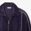 Oversized-Sweatshirt aus Velours mit Reißverschluss für Damen Oversized-Sweatshirt aus Velours mit Reißverschluss für Damen