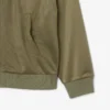 Oversized-Sweatshirt für Damen aus Satin mit Pointelle-Streifen Oversized-Sweatshirt für Damen aus Satin mit Pointelle-Streifen