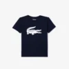 Oversized-Tennis-T-Shirt aus technischer Baumwolle für Kinder Oversized-Tennis-T-Shirt aus technischer Baumwolle für Kinder