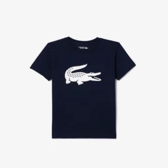 Oversized-Tennis-T-Shirt aus technischer Baumwolle für Kinder Oversized-Tennis-T-Shirt aus technischer Baumwolle für Kinder