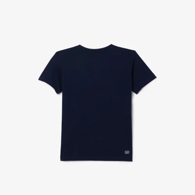 Oversized-Tennis-T-Shirt aus technischer Baumwolle für Kinder Oversized-Tennis-T-Shirt aus technischer Baumwolle für Kinder