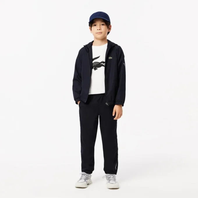 Oversized-Tennis-T-Shirt aus technischer Baumwolle für Kinder Oversized-Tennis-T-Shirt aus technischer Baumwolle für Kinder