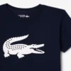 Oversized-Tennis-T-Shirt aus technischer Baumwolle für Kinder Oversized-Tennis-T-Shirt aus technischer Baumwolle für Kinder