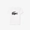 Oversized-Tennis-T-Shirt aus technischer Baumwolle für Kinder Oversized-Tennis-T-Shirt aus technischer Baumwolle für Kinder