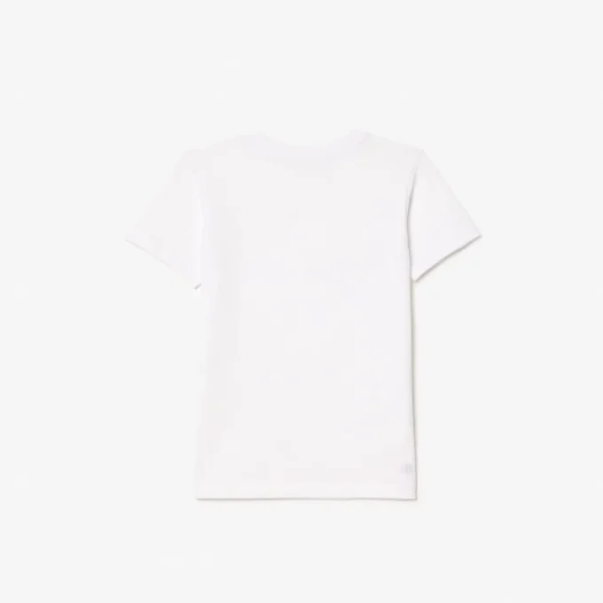 Oversized-Tennis-T-Shirt aus technischer Baumwolle für Kinder Oversized-Tennis-T-Shirt aus technischer Baumwolle für Kinder