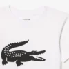 Oversized-Tennis-T-Shirt aus technischer Baumwolle für Kinder Oversized-Tennis-T-Shirt aus technischer Baumwolle für Kinder
