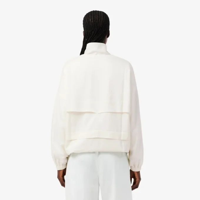 Oversized-Trainingsjacke aus Leinen-Blend