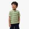 Petit Piqué-Poloshirt mit Kontraststreifen Petit Piqué-Poloshirt mit Kontraststreifen