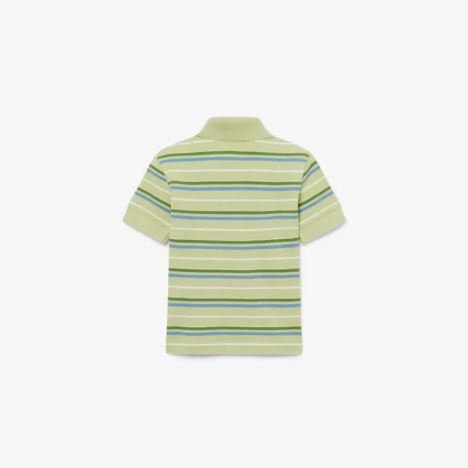 Petit Piqué-Poloshirt mit Kontraststreifen Petit Piqué-Poloshirt mit Kontraststreifen