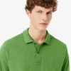 Petit-Piqué-Poloshirt mit Stickerei im klassischen Schnitt Petit-Piqué-Poloshirt mit Stickerei im klassischen Schnitt