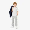 Petit Piqua Polo für Jungen mit gestreiftem Kragen Petit Piqua Polo für Jungen mit gestreiftem Kragen