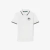 Petit Piqua Polo für Jungen mit gestreiftem Kragen Petit Piqua Polo für Jungen mit gestreiftem Kragen