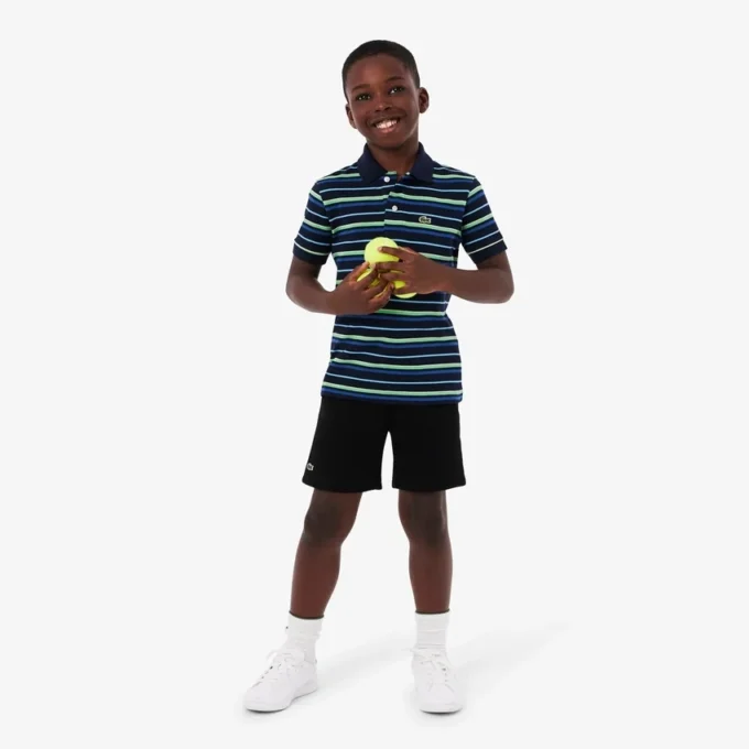 Petit Piqua Poloshirt für Jungen mit Kontraststreifen Petit Piqua Poloshirt für Jungen mit Kontraststreifen