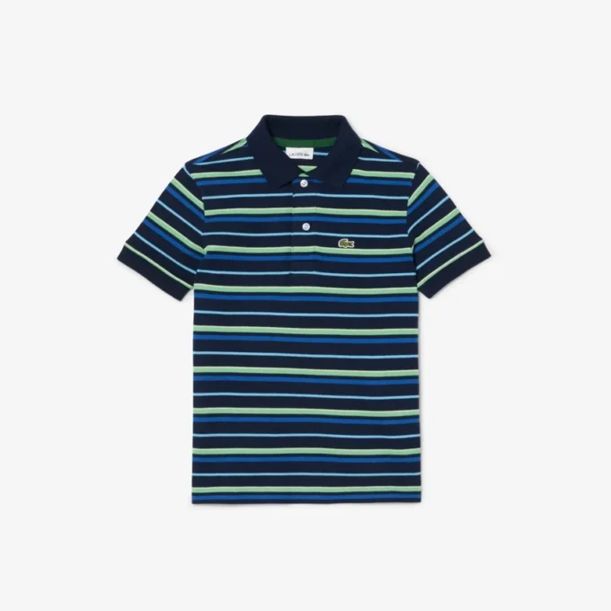 Petit Piqua Poloshirt für Jungen mit Kontraststreifen Petit Piqua Poloshirt für Jungen mit Kontraststreifen