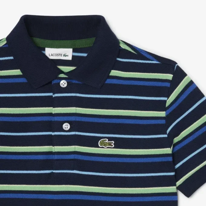 Petit Piqua Poloshirt für Jungen mit Kontraststreifen Petit Piqua Poloshirt für Jungen mit Kontraststreifen