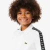 Pima-Baumwoll-Poloshirt mit Markenstreifen Pima-Baumwoll-Poloshirt mit Markenstreifen