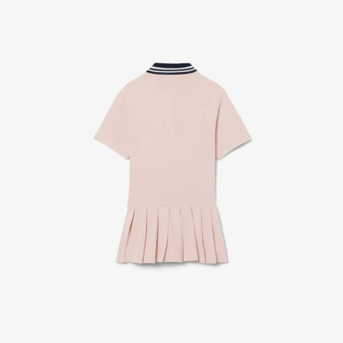 Plisseerock-Piqué-Polokleid Plisseerock-Piqué-Polokleid