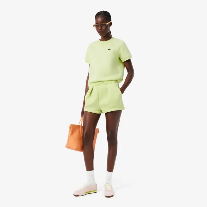Plissierte Baumwollshorts Plissierte Baumwollshorts