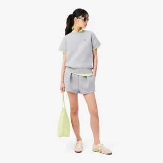 Plissierte Baumwollshorts Plissierte Baumwollshorts
