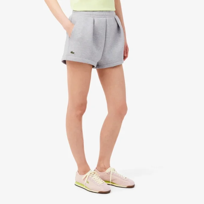 Plissierte Baumwollshorts Plissierte Baumwollshorts