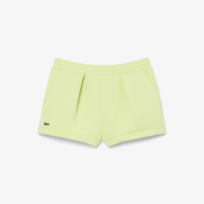 Plissierte Baumwollshorts Plissierte Baumwollshorts