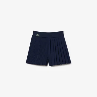 Plissierte, gefütterte Tennisshorts für Damen