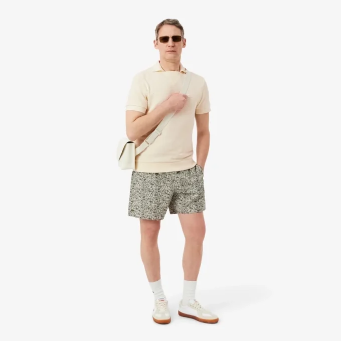 Polohemd aus Baumwolljacquard mit Regular Fit Polohemd aus Baumwolljacquard mit Regular Fit
