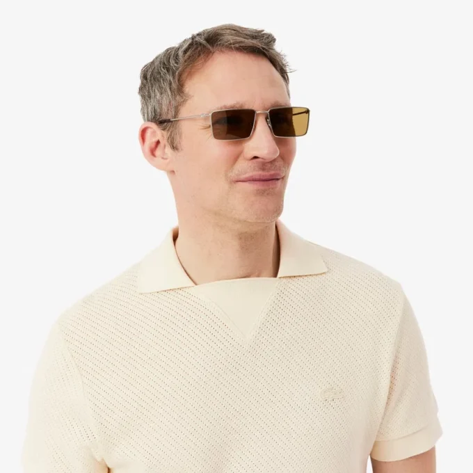 Polohemd aus Baumwolljacquard mit Regular Fit Polohemd aus Baumwolljacquard mit Regular Fit