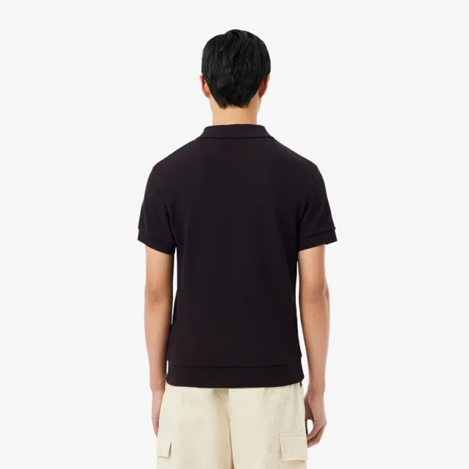 Polohemd aus Baumwolljacquard mit Regular Fit Polohemd aus Baumwolljacquard mit Regular Fit
