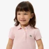 Polohemd für Mädchen mit gewelltem Kragen Polohemd für Mädchen mit gewelltem Kragen