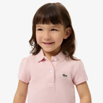 Polohemd für Mädchen mit gewelltem Kragen Polohemd für Mädchen mit gewelltem Kragen