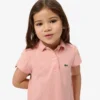 Polohemd für Mädchen mit gewelltem Kragen Polohemd für Mädchen mit gewelltem Kragen