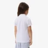 Polohemd für Mädchen mit gewelltem Kragen Polohemd für Mädchen mit gewelltem Kragen