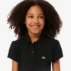 Polohemd für Mädchen mit gewelltem Kragen Polohemd für Mädchen mit gewelltem Kragen