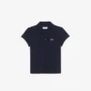 Polohemd für Mädchen mit gewelltem Kragen Polohemd für Mädchen mit gewelltem Kragen