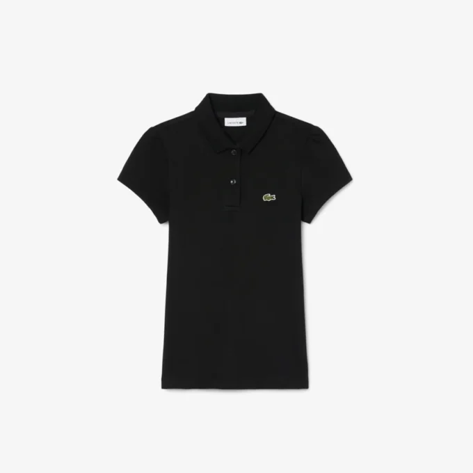 Polohemd für Mädchen mit gewelltem Kragen Polohemd für Mädchen mit gewelltem Kragen