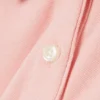 Polohemd für Mädchen mit gewelltem Kragen Polohemd für Mädchen mit gewelltem Kragen