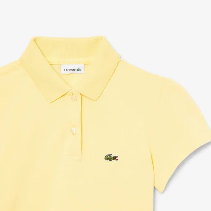 Polohemd für Mädchen mit gewelltem Kragen Polohemd für Mädchen mit gewelltem Kragen