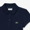 Polohemd für Mädchen mit gewelltem Kragen Polohemd für Mädchen mit gewelltem Kragen