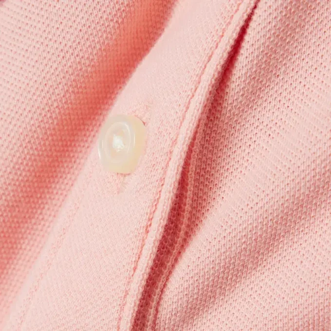 Polohemd für Mädchen mit gewelltem Kragen Polohemd für Mädchen mit gewelltem Kragen