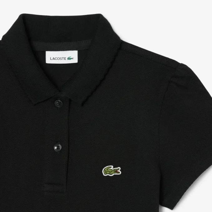 Polohemd für Mädchen mit gewelltem Kragen Polohemd für Mädchen mit gewelltem Kragen