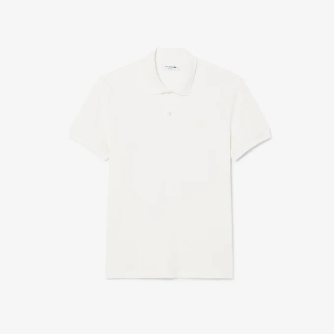 Polohemd mit klassischer Passform aus geripptem Strick Polohemd mit klassischer Passform aus geripptem Strick