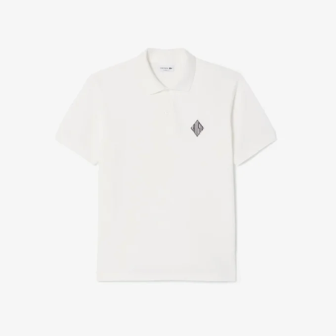 Polohemd mit klassischer Passform und Emblem-Akzent Polohemd mit klassischer Passform und Emblem-Akzent