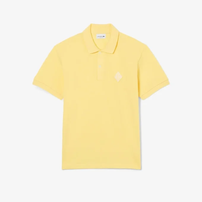Polohemd mit klassischer Passform und Emblem-Akzent Polohemd mit klassischer Passform und Emblem-Akzent