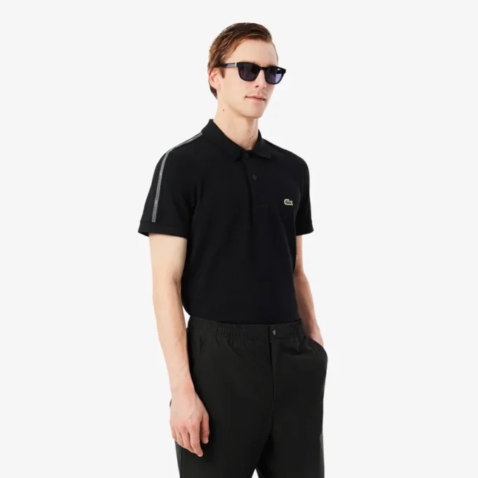 Polohemd mit Logo-Streifen in Regular Fit Polohemd mit Logo-Streifen in Regular Fit