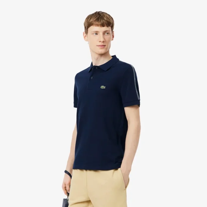 Polohemd mit Logo-Streifen in Regular Fit Polohemd mit Logo-Streifen in Regular Fit